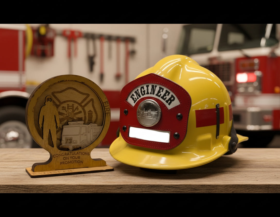 Custom Layered Promotion Award | Personalized Military & Corporate Wooden Plaque